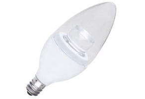LED Bullet (B11) Chandelier Bulb Cream Candelabra (E12) 120V 180 product image