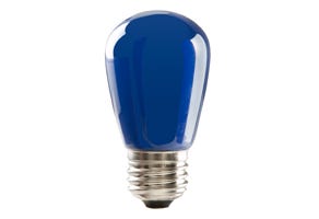 LED Sign S-Type S14 Lamp Blue 1.4W Blue 120V Lumen Medium (E26) lighting product image