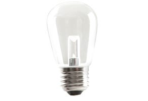 LED Sign S-Type S14 Lamp Clear 1.4W 2700K 120V 35 Lumen Medium LED product