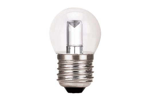 LED Sign S-Type S11 Lamp Clear 1.2W 2700K 120V 35 Lumen Medium LED product