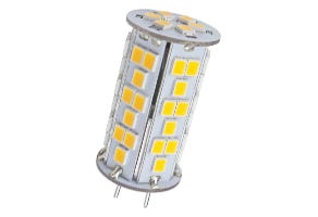 LED JC Lamp 4.5W 3000K 10-18V 450 Lumen GY6.35 Non-Dimmable