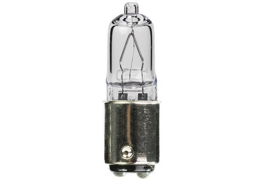Single Ended JD-Type Halogen Clear T4 Bulb 130V 50W 2700K BA15D product image