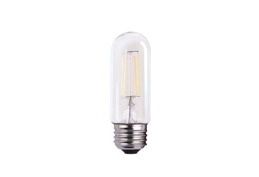 LED Tubular (T14) Filament Bulb Clear Medium (E26) 120V 350 Lumen lighting product image