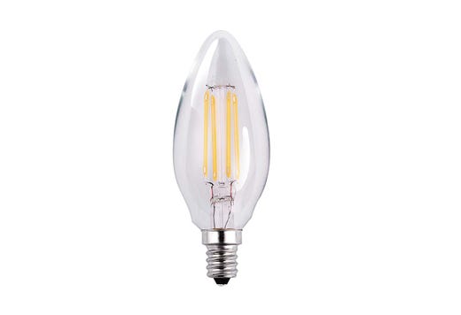 LED Bullet (B11) Filament Bulb Clear Candelabra (E12) 120V 300 lighting product image