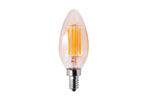 LED Bullet (B11) Filament Bulb Amber Candelabra (E12) 120V 400 product image