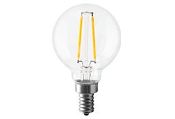 LED Globe (G16.5) Filament Bulb Clear Candelabra (E12) 120V 180 product image