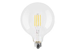 LED Globe (G40) Filament Bulb Clear Medium (E26) 120V 800 Lumen