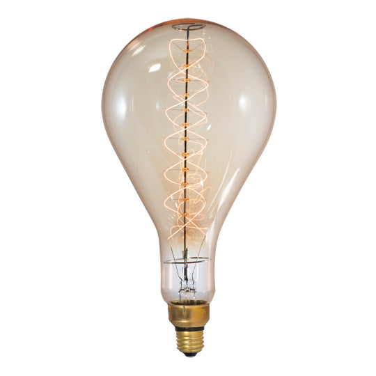 60W PEAR SHAPED GRAND NOSTALGIC SPIRAL E26 120V