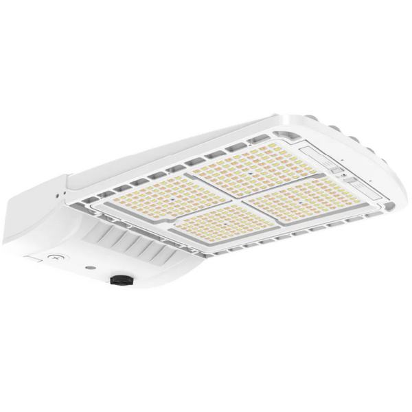 Sektor Area Light G2 Lumen Select (31,000-45,000), Field Adjust Type 3 (Installed) and 5 Lens, Color Select (3K-4K-5K), 120-277VAC, White, 3-Pin Receptacle with Shorting Cap, Z10 Sensor Base with Cover, 10KVA Surge Protection (200-250-300W)