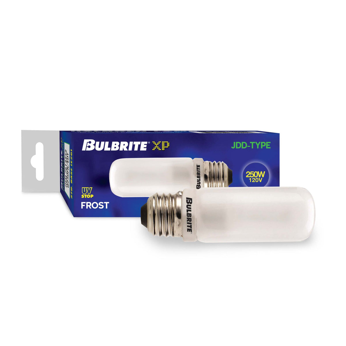 Bulbrite Halogen Double Envelope T10 Medium Screw Base (E26) Light Bulbs, 250W, Frost, 4-Pack