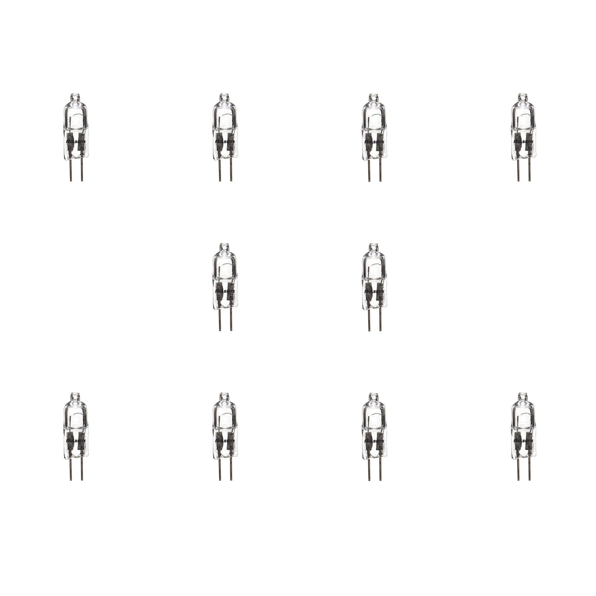 5W T3 JC TYPE HALOGEN CLEAR G4 12V-10PK