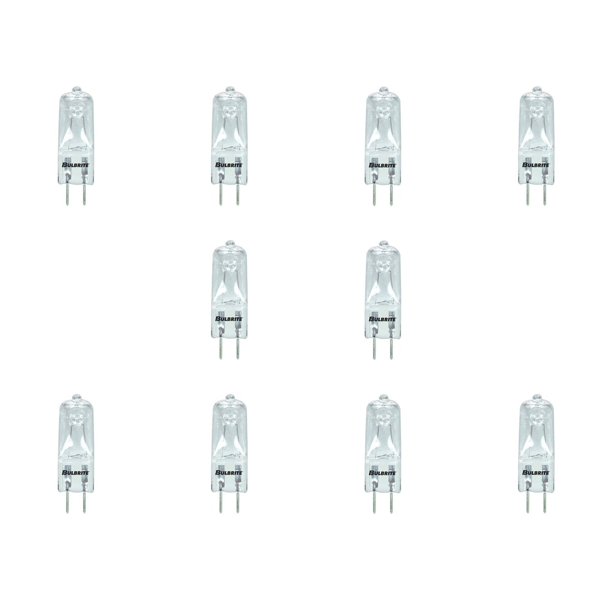 75W T4 JCD HALOGEN CLEAR G6.35-10PK