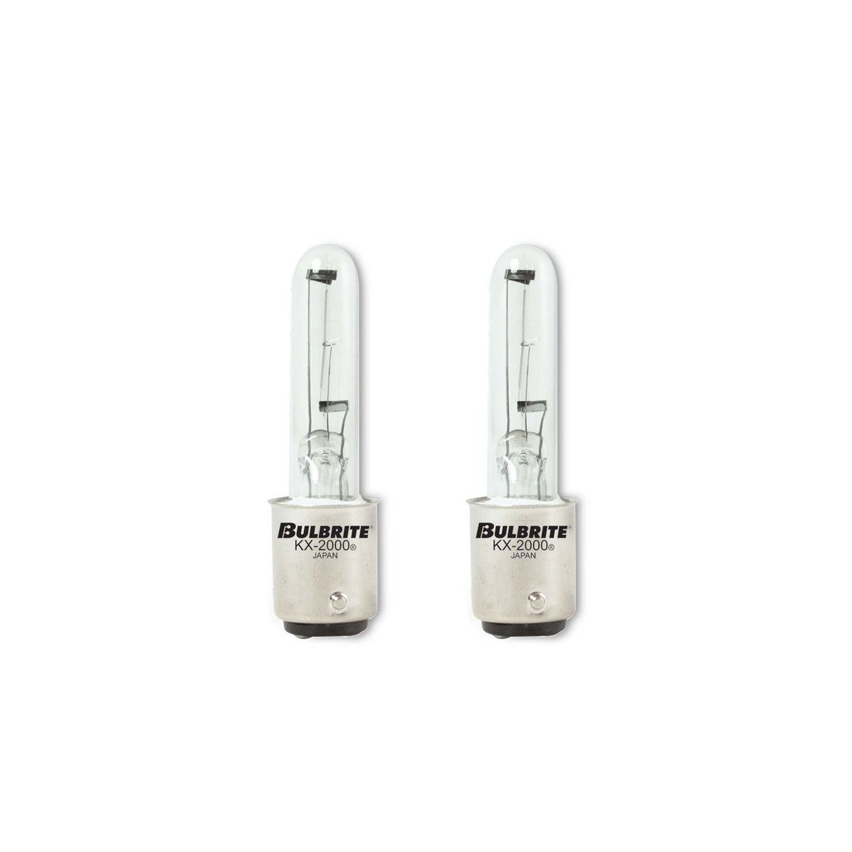 Bulbrite 861346 Double-Contact Bayonet Base (BA15D) Light Bulb, 40 Watt, Clear, 2-Pack