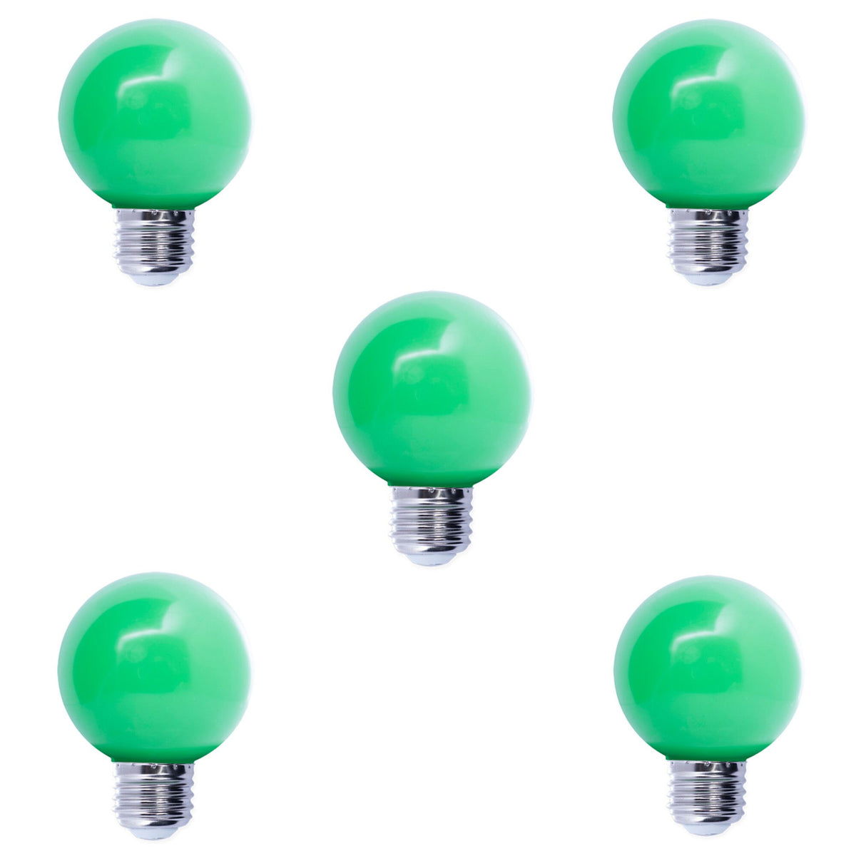 LED 1W G14 GREEN-5PK