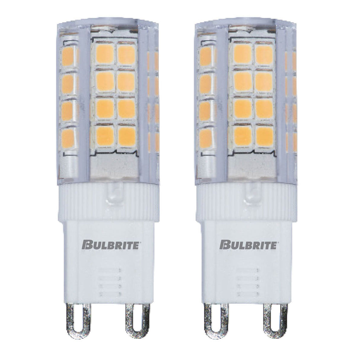 Bulbrite LED Pack of (2) 120-Volt Frost T5 Specialty Mini Bulbs with G9 (Bi-Pin) Base, 3.5 Watt, 2700K (Warm White Light)