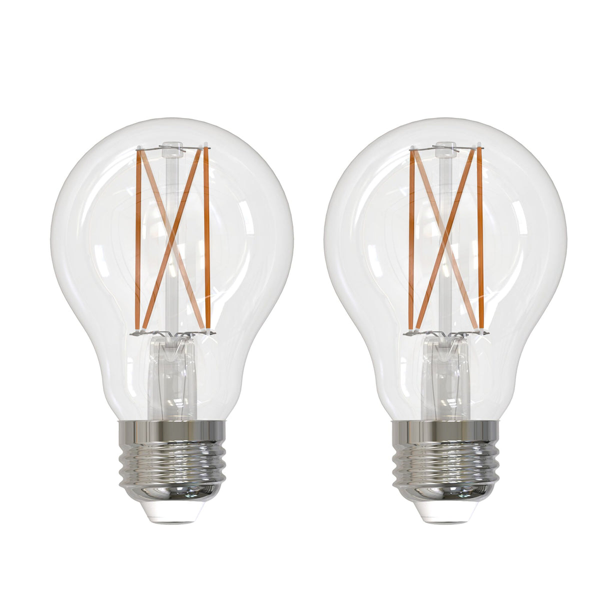 8.5W LED A19 2700K  FILAMENT FULLY COMPATIBLE DIMMING JA8-2PK