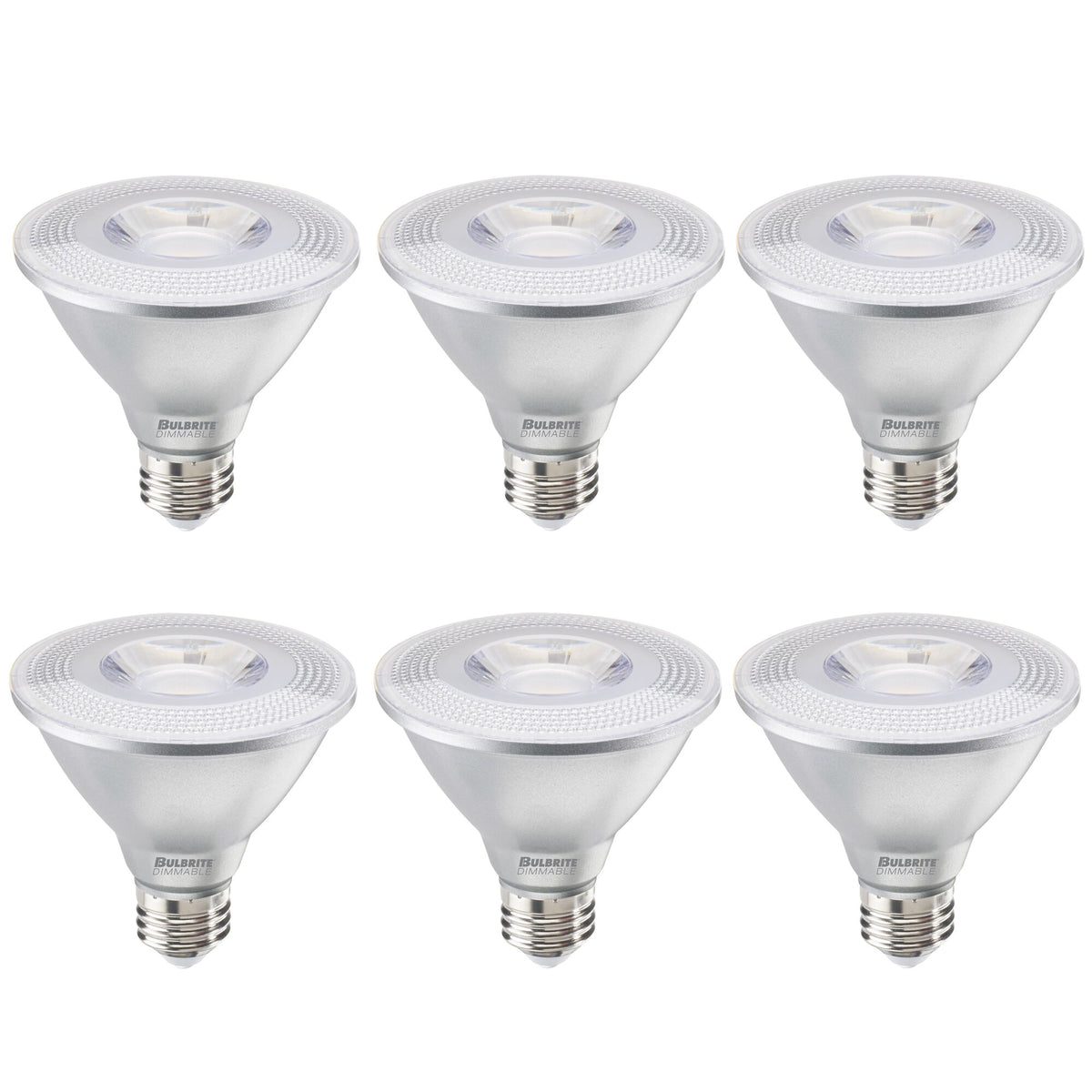 10W LED PAR30 SHORT NECK 2700K N.FLOOD WET DIMMABLE-6PK