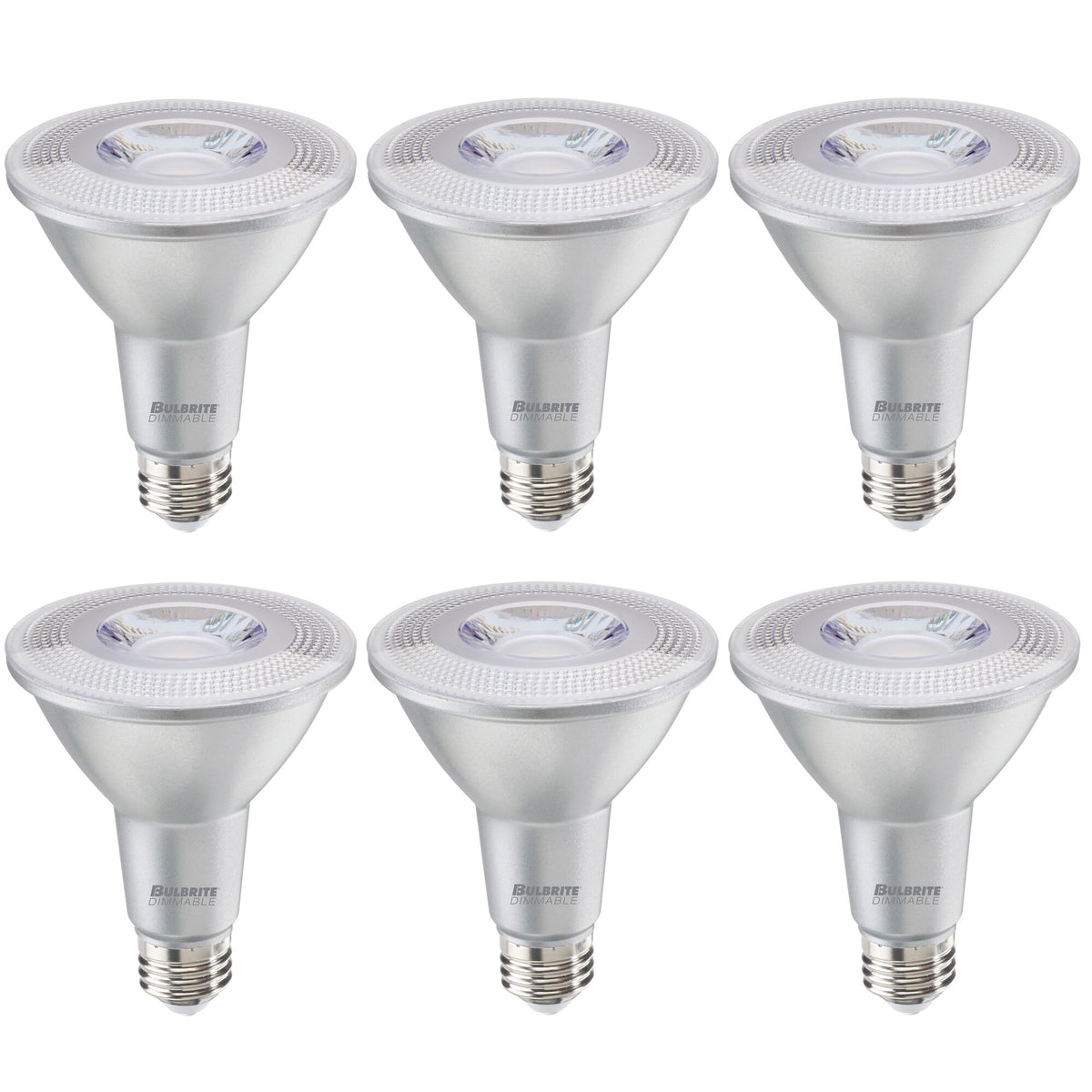 10W LED PAR30 LONG NECK 3000K N.FLOOD WET DIMMABLE-6PK