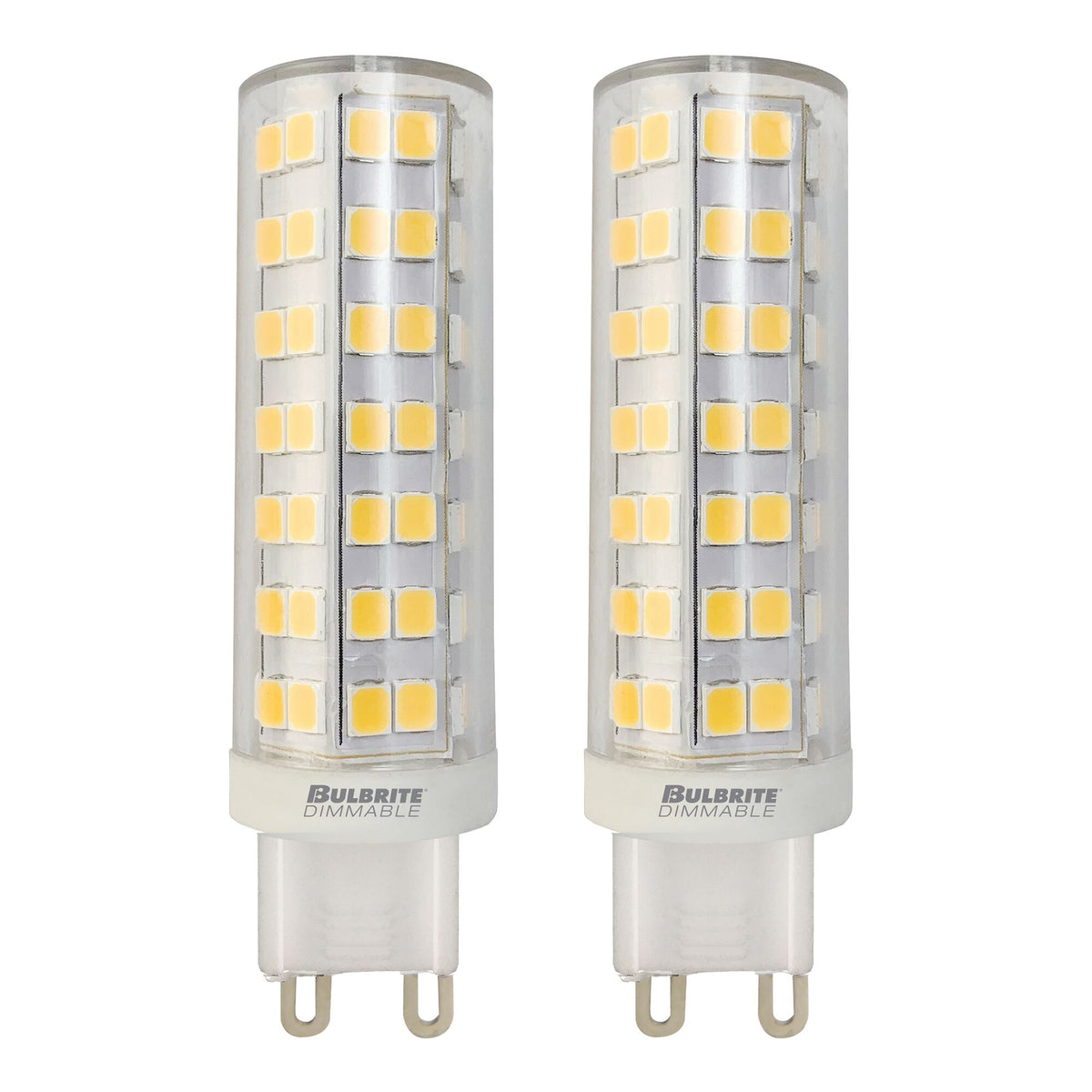 6.5W LED G9 CLEAR 2700K DIMMABLE 120V 2PK