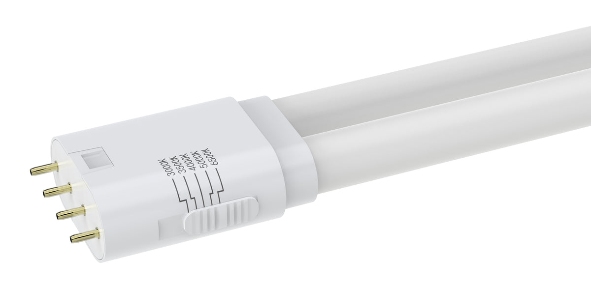 24W LED PLL Retrofit Lamp, 2G11, 3000K/3500K/4000K/5000K/6500K, 3200 Lumens, Type A+B, 120V-277V product image
