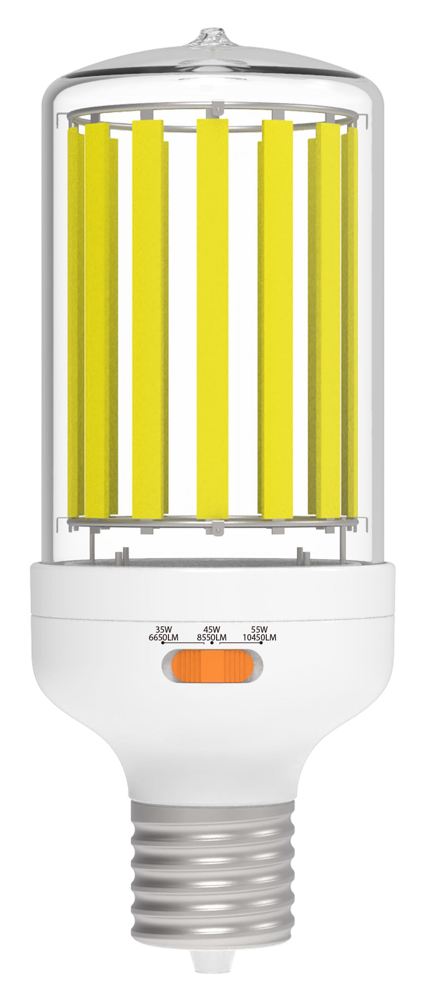 35/45/55W LED Filament HID Retrofit Lamp, T28, EX39, 4000K, 6650/8550/10450 Lumens, 120V-277V