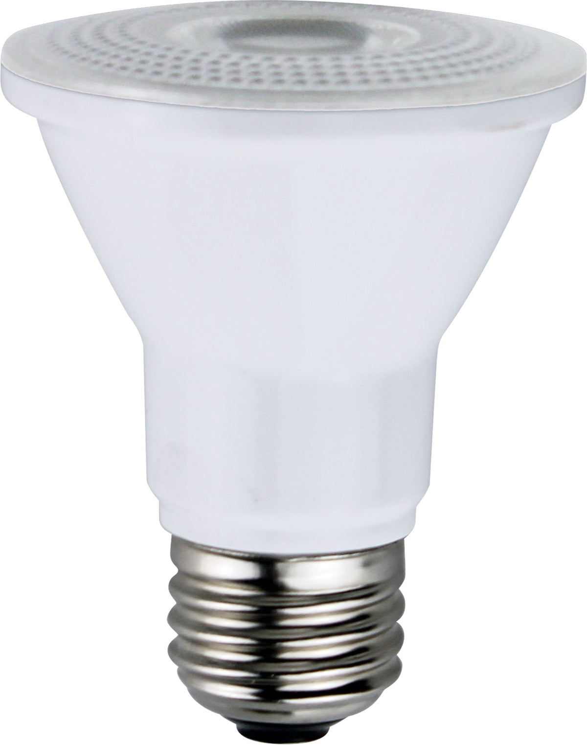 8W PAR20 LED Bulb, E26, 5000K, 500 Lumens, 40° Beam in White finish