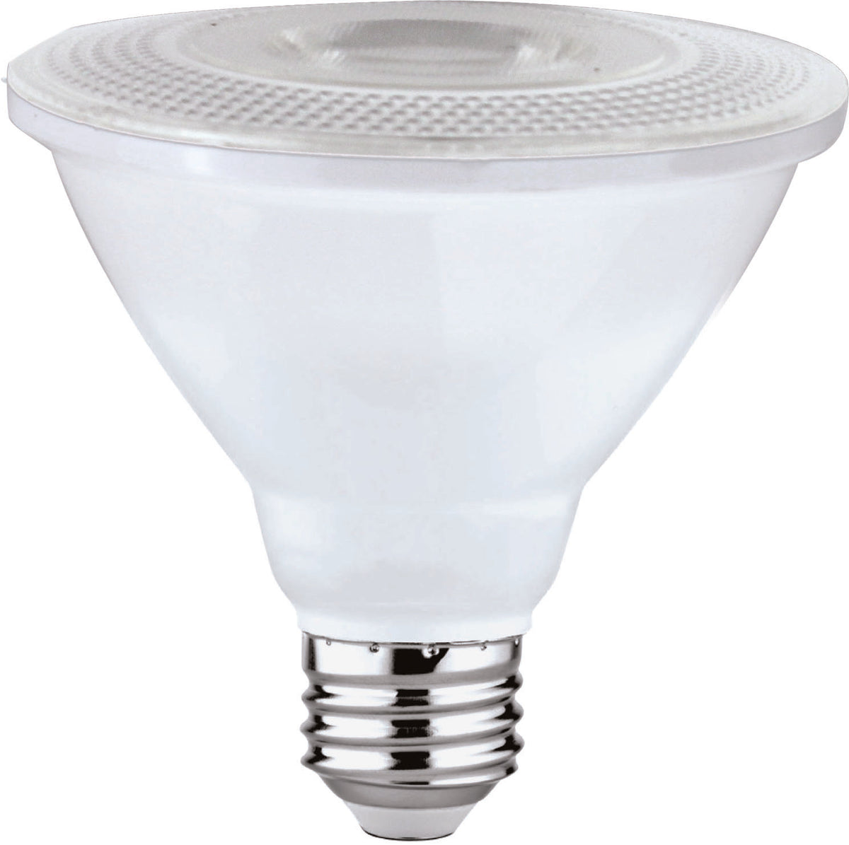 10W PAR30 LED Bulb, E26, 3000K, 800 Lumens, 40° Beam in White finish