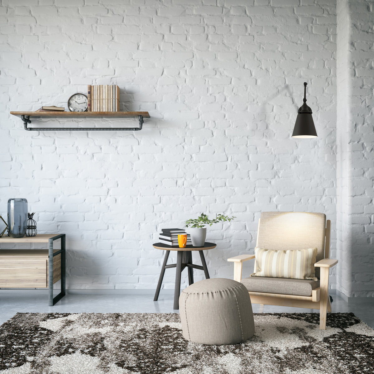 Bayard Swing Arm Lamp - Matte Black with Switch
