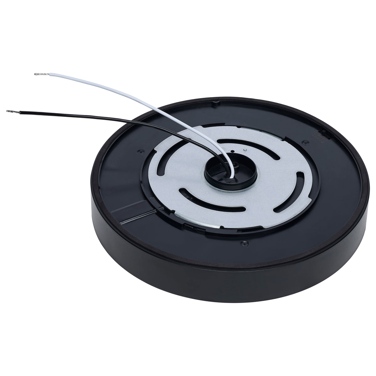 11 Watt 7 Inch Trimless Surface Mount - 27K/3K/35K/4K/5K CCT - Line Voltage Dimmable - Black Finish - 120 Volt