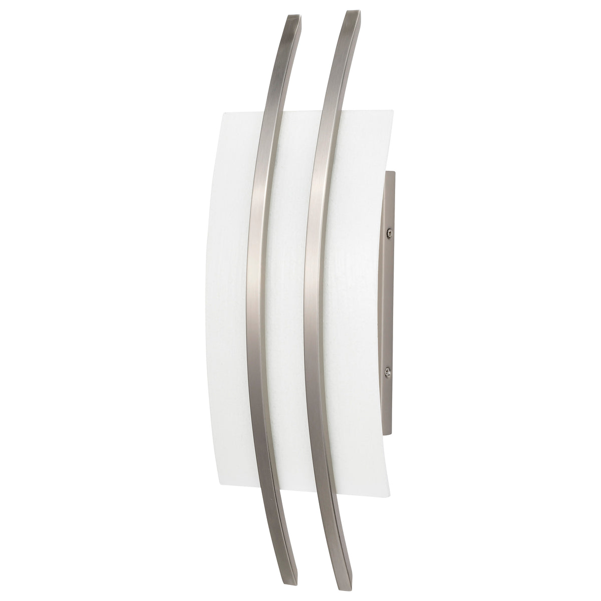 Trax - 1 Module Wall Sconce with Frosted Glass - Brushed Nickel Finish lighting product