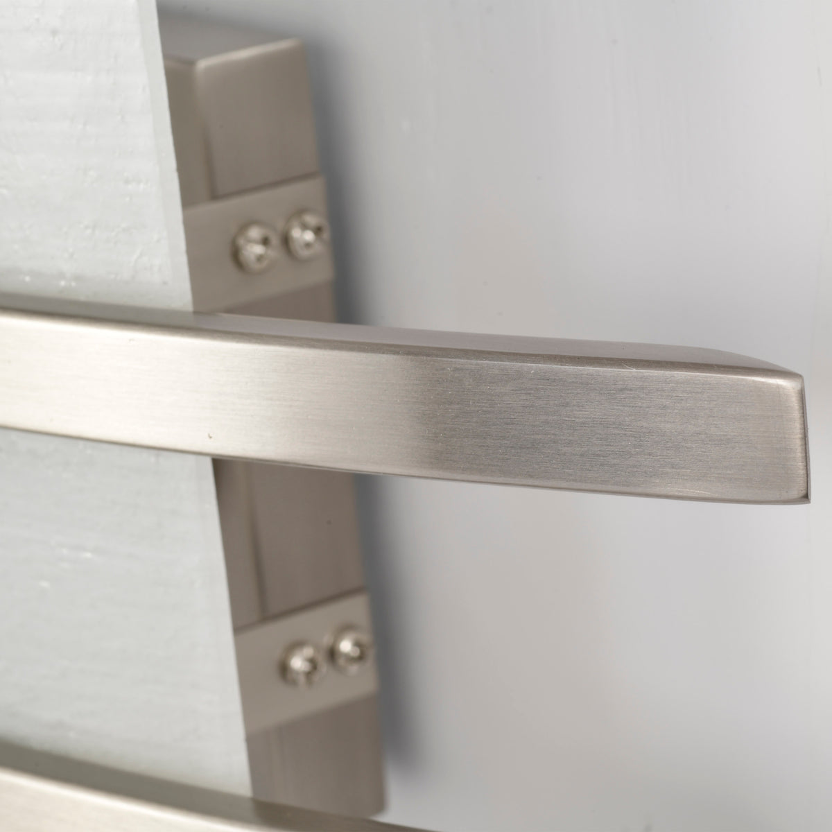 Trax - 1 Module Wall Sconce with Frosted Glass - Brushed Nickel Finish
