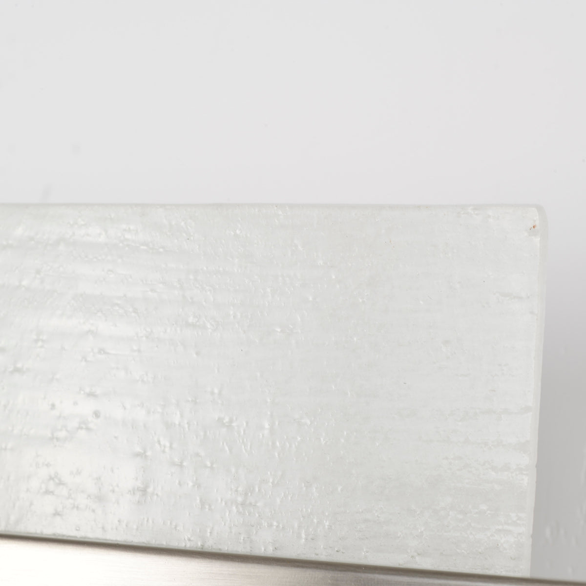 Trax - 1 Module Wall Sconce with Frosted Glass - Brushed Nickel Finish