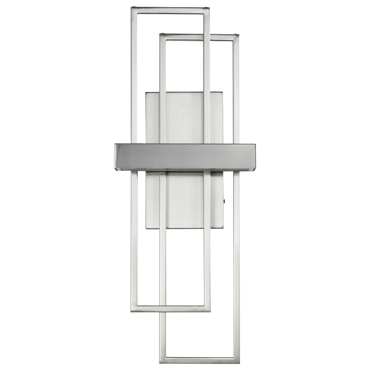 Frame - LED Wall Sconce with Frosted Lens - Brushed Nickel Finish