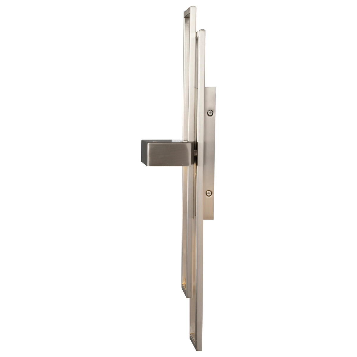 Frame - LED Wall Sconce with Frosted Lens - Brushed Nickel Finish