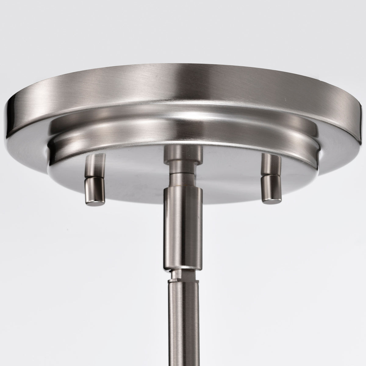 Frame - LED Pendant with Frosted Glass - Brushed Nickel Finish