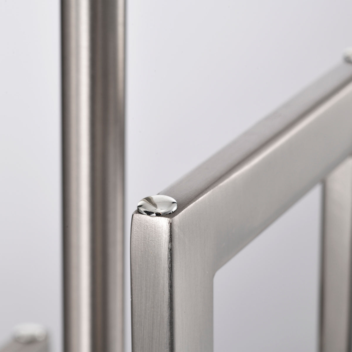 Frame - LED Pendant with Frosted Glass - Brushed Nickel Finish
