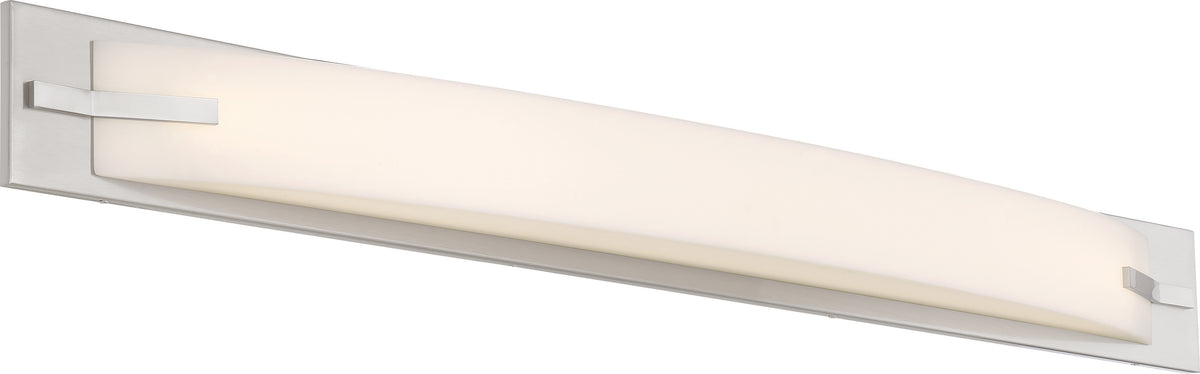 Bow LED 43 in. - Vanity Fixture - Brushed Nickel Finish for hospitality spaces