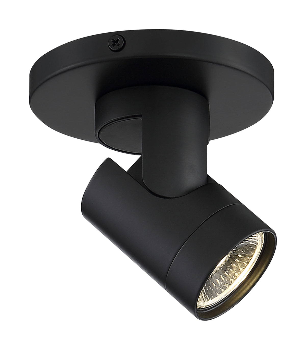 12 Watt - LED - Black - Barrel - Monopoint - 3000K - 36 deg. Beam Angle