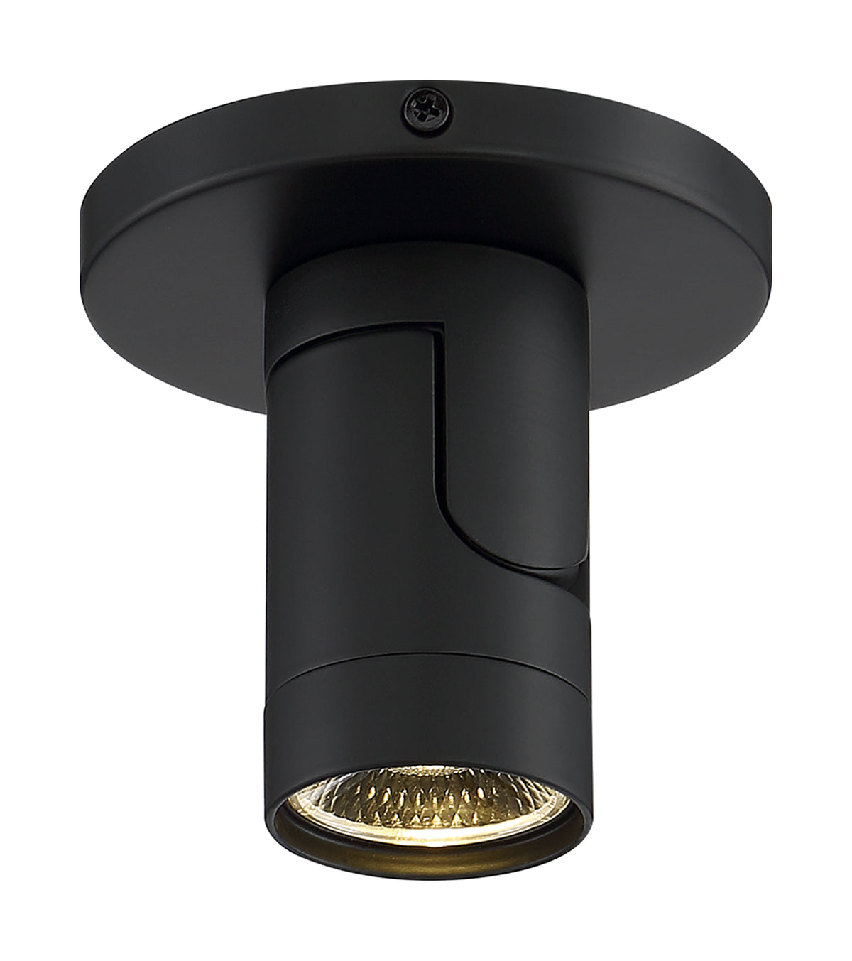 12 Watt - LED - Black - Barrel - Monopoint - 3000K - 36 deg. Beam Angle
