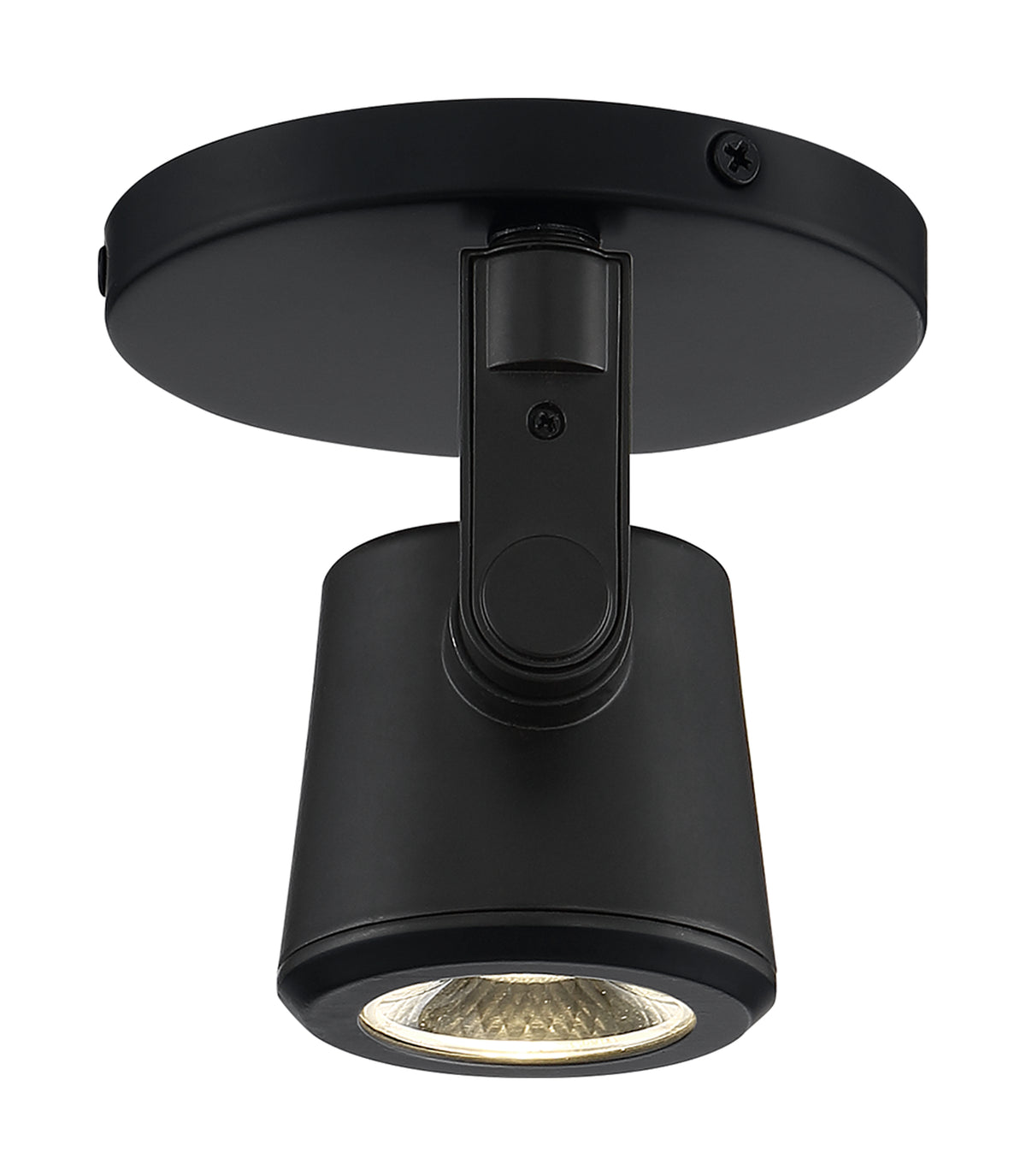 12 Watt - LED - Black - Taper Back - Monopoint - 3000K - 36 deg. Beam Angle