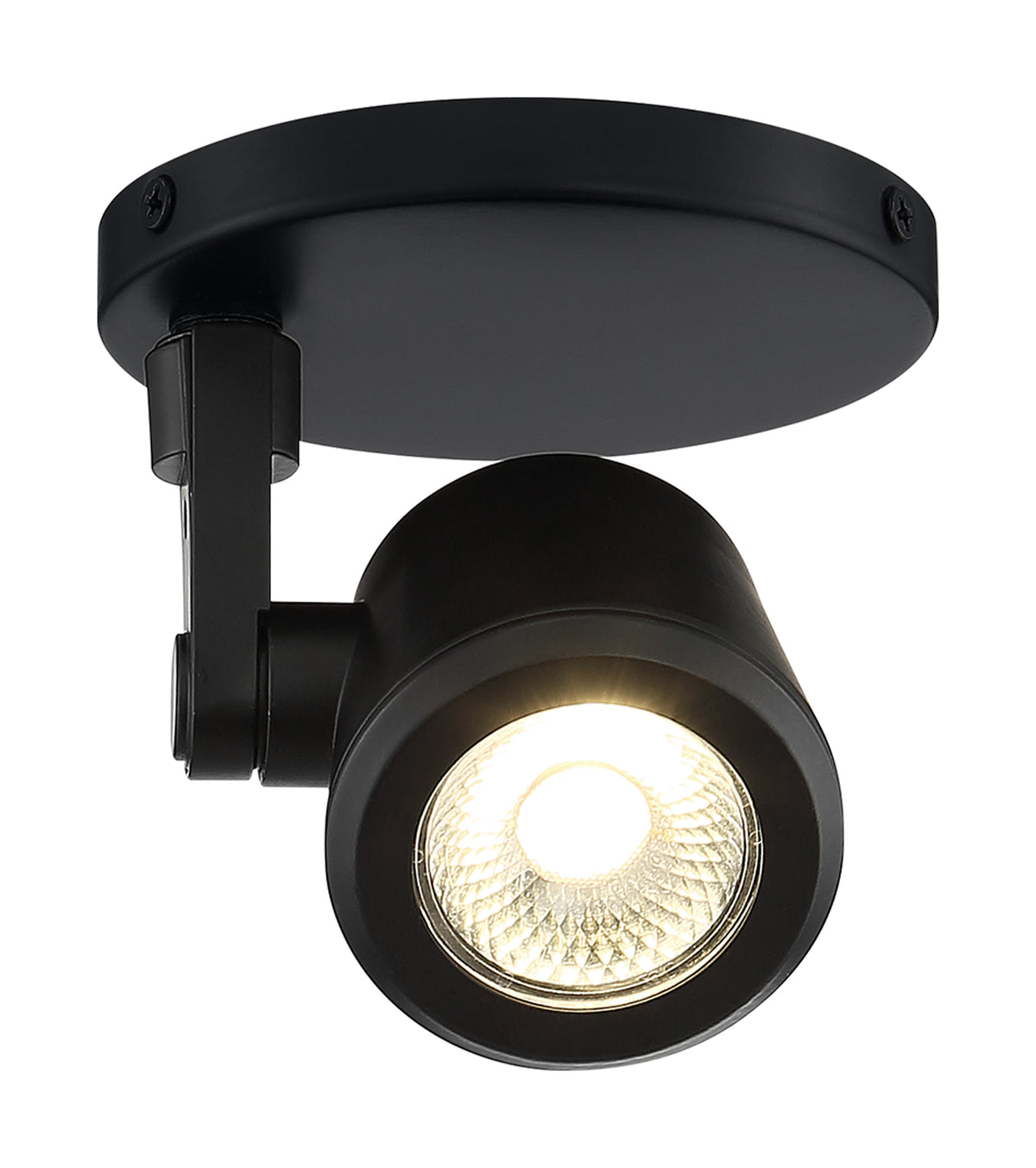 12 Watt - LED - Black - Taper Back - Monopoint - 3000K - 36 deg. Beam Angle