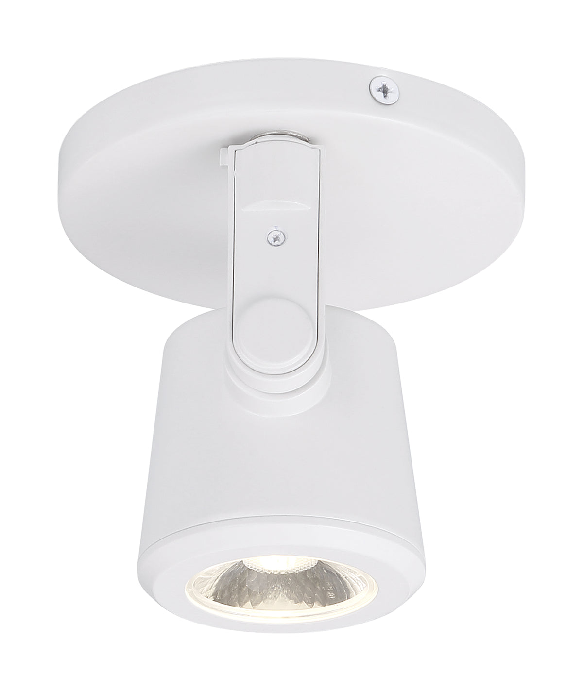 12 Watt - LED - White - Taper Back - Monopoint - 3000K - 36 deg. Beam Angle - White Finish