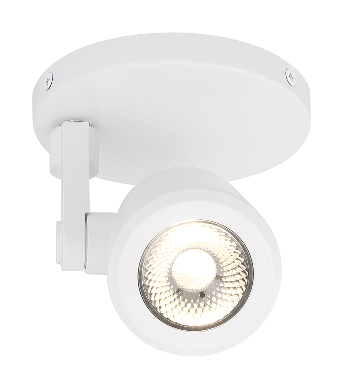12 Watt - LED - White - Taper Back - Monopoint - 3000K - 36 deg. Beam Angle - White Finish