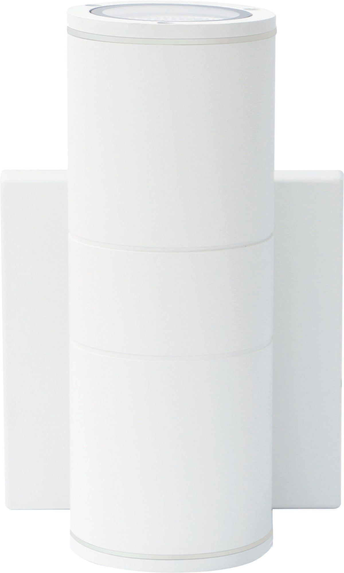 1 Light - LED Small Up or Down Sconce Fixture - White Finish - 10W - 120/277V