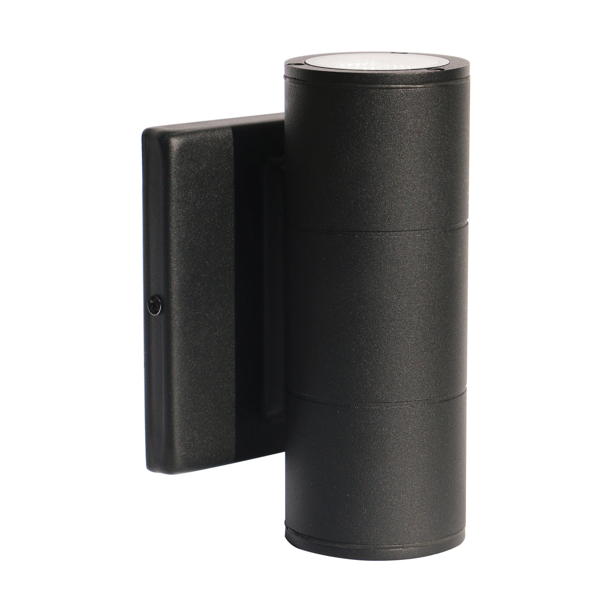 2 Light - LED Small Up and Down Sconce Fixture - Black Finish - 10W - 120/277V lighting product