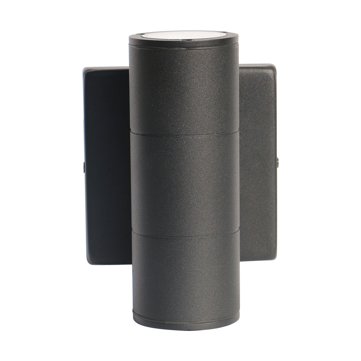 2 Light - LED Small Up and Down Sconce Fixture - Black Finish - 10W - 120/277V