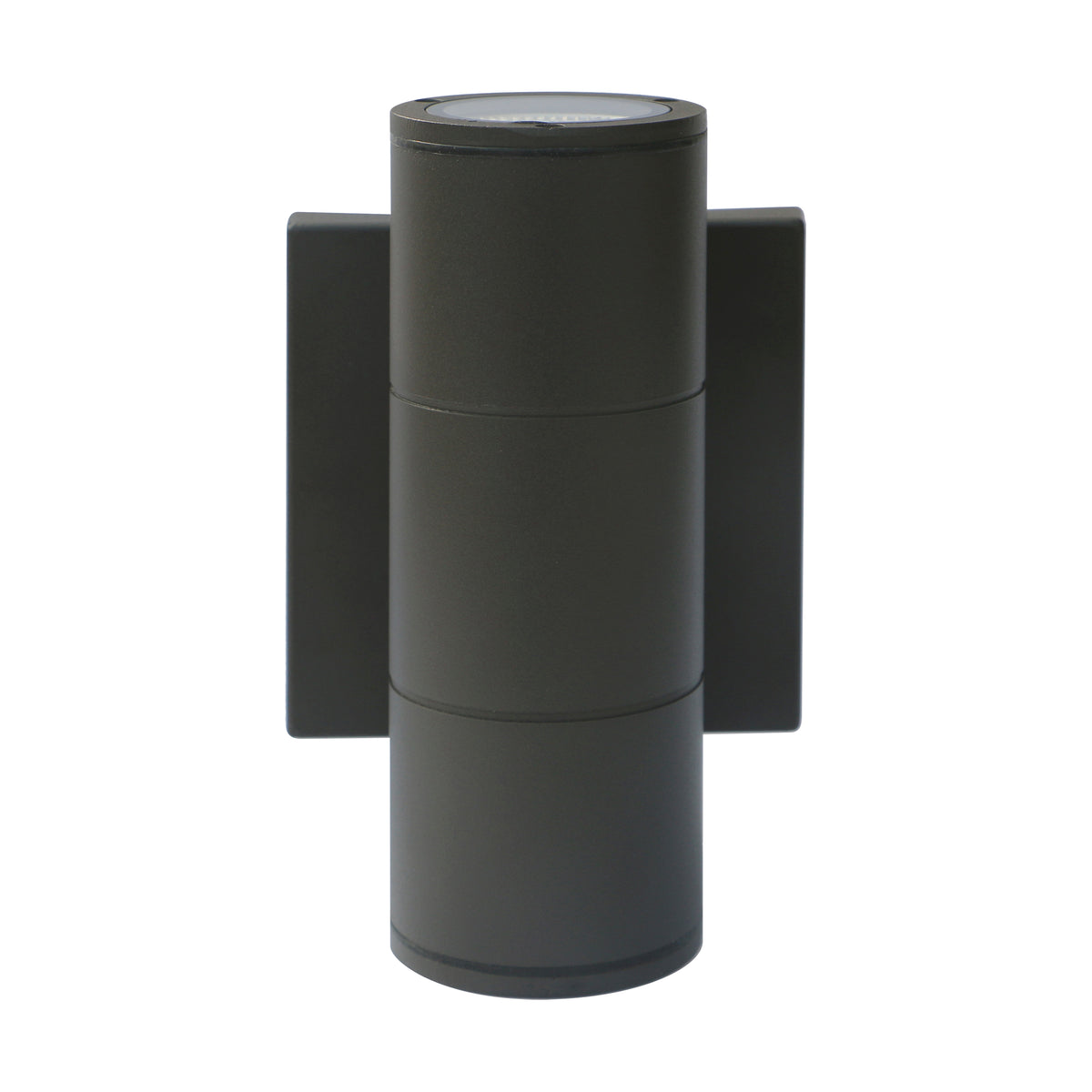 2 Light - LED Small Up and Down Sconce Fixture - Bronze Finish - 10W - 120/277V