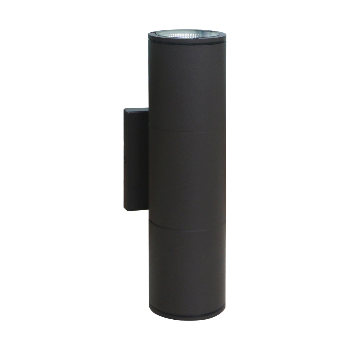 2 Light - LED Large Up and Down Sconce Fixture - Bronze Finish - 20W - 120/277V bulb or fixture view