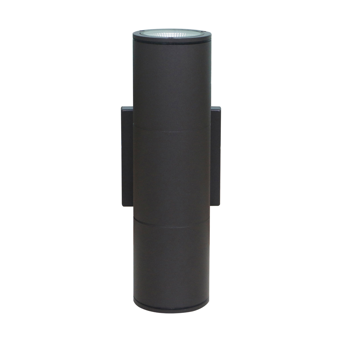 2 Light - LED Large Up and Down Sconce Fixture - Bronze Finish - 20W - 120/277V