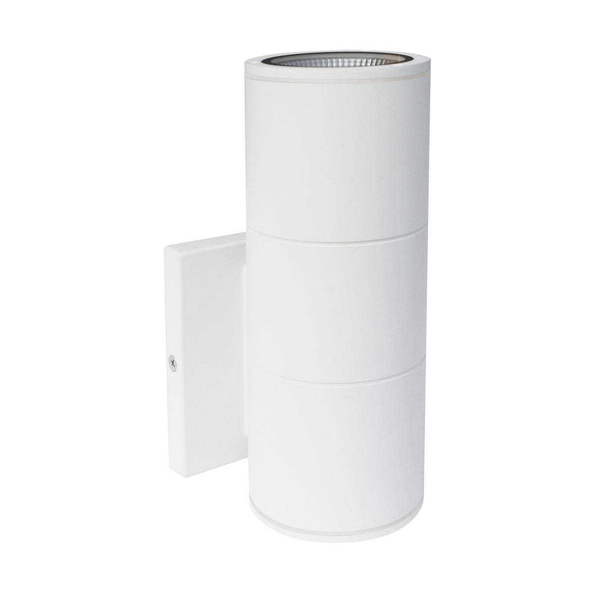 1 Light - LED Large Up or Down Sconce Fixture - White Finish - 10W - 120/277V